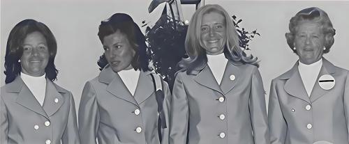 Miss Beatriz Rosello, Mrs. Maria J.C. de Artalion, Miss Silvia Bertolaccini, Mrs. Margarita M. de Maglione